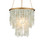 Verre de Mer One Light Chandelier in Seaglass / Contemporary Gold (142|90001317)