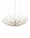 Shinju Four Light Chandelier in Natural/Contemporary Silver Leaf (142|90001292)