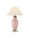 Lucy One Light Table Lamp in Pink/Clear (142|60001023)