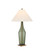 Olive Green Table Lamp One Light Table Lamp in Green / Antique Brass (142|60001010)