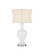 Zeta One Light Table Lamp in White/Clear (142|60001009)