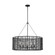 Winslow Five Light Chandelier in Midnight Black (454|TFC1155MBK)
