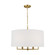 Danica Six Light Chandelier in Burnished Brass (454|TC1206BBS)