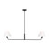 Colfax Two Light Linear Chandelier in Aged Iron (454|SLC1022AI)