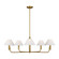 Colfax Five Light Chandelier in Burnished Brass (454|SLC1005BBS)