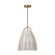 Norman One Light Pendant in Chalk Wicker (454|GLP1081SBCLW)