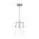 Crofton One Light Pendant in Brushed Nickel (454|DJP1261BS)