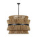 Thurlo Four Light Pendant in Midnight Black (454|DJP1074MBK)
