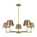 Ender Five Light Chandelier in Satin Brass (454|DJC1265SB)
