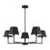 Ender Five Light Chandelier in Midnight Black (454|DJC1265MBK)