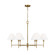 Ridgewood Six Light Chandelier in Burnished Brass (454|CC1776BBS)