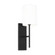 Key One Light Wall Sconce in Midnight Black (454|BW1021MBK)