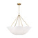 Stassi Four Light Chandelier in Burnished Brass (454|AC1174BBS)