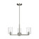 Fullton Three Light Chandelier in Brushed Nickel (454|3164203C962)