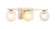 Nimbus LED Wall Sconce in Champagne Gold (423|W30703CG)