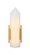 RIGIO LED Wall Sconce in Aged Gold Brass (423|S18716AG)