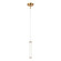 RIPLEY LED Pendant in Aged Gold Brass (423|C31801AG)
