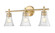Belle Three Light Vanity in Modern Gold (224|75193VMGLD)