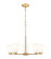 Naya Five Light Chandelier in Modern Gold (224|75185MGLD)
