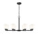Oren Eight Light Chandelier in Matte Black (224|70048MB)