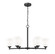 Oren Six Light Chandelier in Matte Black (224|70046MB)