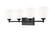 Oren Four Light Vanity in Matte Black (224|70044VMB)