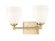 Oren Two Light Vanity in Modern Gold (224|70042VMGLD)