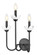 Allistair Three Light Wall Sconce in Matte Black (224|3523SMB)