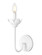 Allistair One Light Wall Sconce in Tundra White (224|3521STW)