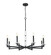 Kaden Eight Light Chandelier in Matte Black (224|30458MB)