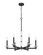 Kaden Six Light Chandelier in Matte Black (224|30456MB)