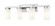 Danica Four Light Vanity in Chrome (224|30444VCH)