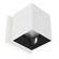 Zoron LED Wall Mount in White/Black (34|W4SFCSWTBK)