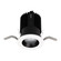 Volta LED Regressed Downlight Trim in Black/White (34|R2RD1TFTWABKWT)