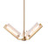 Mingle LED Chandelier in Satin Brass (137|531C03SB)
