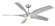 Zephyr 5 62''Ceiling Fan in Brushed Nickel/Silver (441|FRW240162LBNSL)