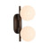 Julie Two Light Wall Sconce in English Bronze (314|DWC61)