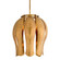 Judith One Light Pendant in Vintage Brass (314|DSI11)