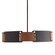 Ivan Five Light Chandelier in Brown (314|DMI23)