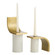 Ivanna Candleholders, Set of 2 in Ivory (314|ACC03)