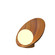 Oyster One Light Table Lamp in Teak (486|710212)