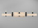 Flow Four Light Wall Lamp in Organic Cappuccino (486|421448)