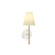 Petra One Light Wall Lamp in Organic White (486|420947)