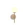 Sfera One Light Wall Lamp in Organic Cappuccino (486|420848)