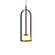 Strap One Light Pendant in American Walnut (486|154518)