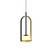 Strap One Light Pendant in Organic Gold (486|154449)