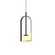 Strap One Light Pendant in Organic White (486|154447)