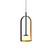 Strap One Light Pendant in Louro Freijo (486|154409)