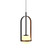 Strap One Light Pendant in Imbuia (486|154406)