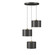 Element Three Light Pendant in Organic Grey (486|154350)